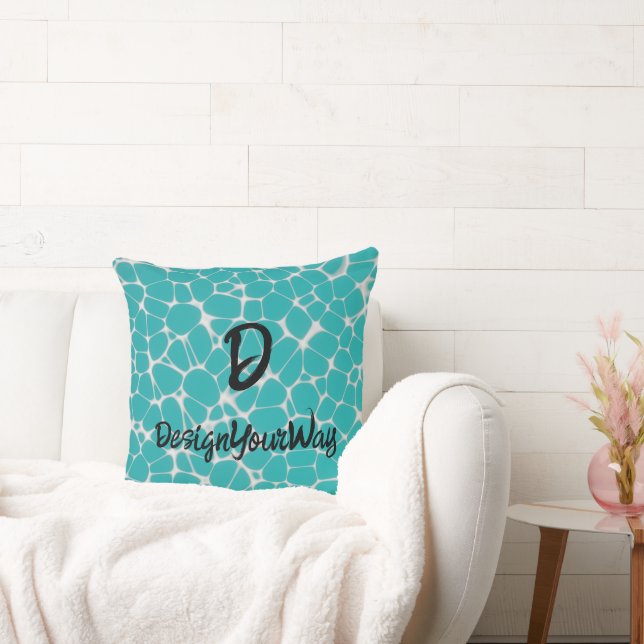 Retro Midcentury anime stijlvolle slaapkamer Kussen (Bank)