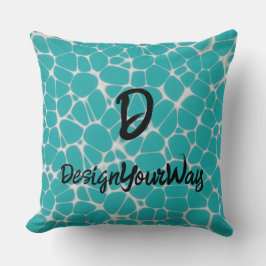 Retro Midcentury anime stijlvolle slaapkamer Kussen