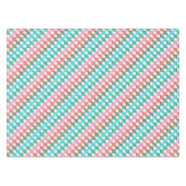 Retro MidCentury Modern Patroon Kleurrijke Kerstmi Tafelkleed (Voorkant (Horizontaal))