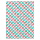 Retro MidCentury Modern Patroon Kleurrijke Kerstmi Tafelkleed (Voorkant)