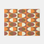 Retro MidCentury Oval patroon 1 Deurmat (Voorkant)