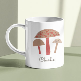 Retro Midcentury Paddenstoelen Schattige -geïnspir Koffiemok