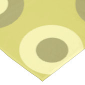 Retro MidCentury Stippen Chartreuse Tafelkleed (Gekanteld)