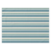 Retro Midcentury Stripes Ocean Green Tafelkleed (Voorkant (Horizontaal))