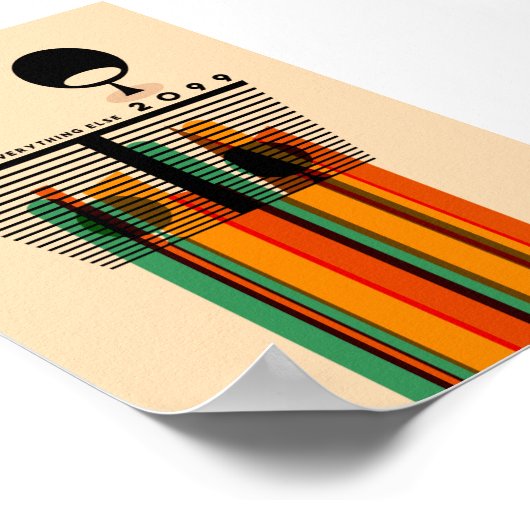 Retro , Middeleeuwse esthesie Poster (Hoek)