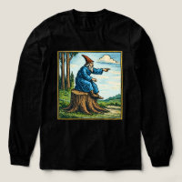 Retro Middeleeuwse Slakkenruiter Fantasy T-shirt