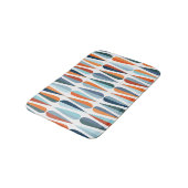 Retro midden-eeuw, dalingspatroon. badmat (Gekanteld)