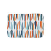 Retro midden-eeuw, dalingspatroon. badmat (Voorkant)