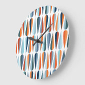 Retro midden-eeuw, dalingspatroon. grote klok (Hoek)