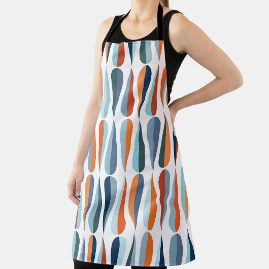 Retro midden-eeuw, dalingspatroon. schort (Insitu)