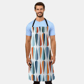 Retro midden-eeuw, dalingspatroon. schort (Gedragen)