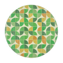 Retro Midden eeuw Geometrisch bloemmotief groe
