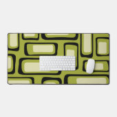 Retro Midden Eeuw Modern Abstract Bureaumat (Keyboard & Muis)