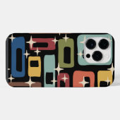 Retro Midden Eeuw Modern Abstract iPhone Hoesje (Achterkant horizontaal)