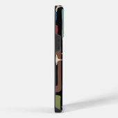 Retro Midden Eeuw Modern Abstract iPhone Hoesje (Rechterkant)