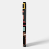 Retro Midden Eeuw Modern Abstract iPhone Hoesje (Linkerkant)