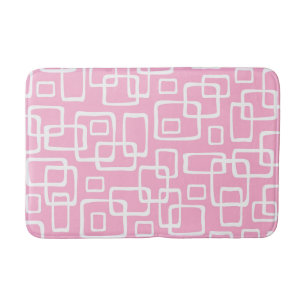 Retro Midden Eeuw Modern Abstract Patroon Badmat