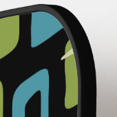 Retro Midden Eeuw Modern Abstract Pickleball Paddle (Links Detail)