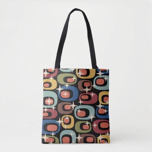 Retro Midden Eeuw Modern Abstract Tote Bag (Voorkant)
