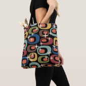 Retro Midden Eeuw Modern Abstract Tote Bag (Dichtbij)