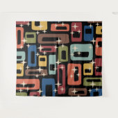 Retro Midden Eeuw Modern Abstract Wandkleed (Voorkant (horizontaal))