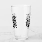 Retro Midden Eeuw Modern Atomair Abstract Glas (Links)