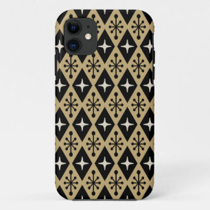 Retro Midden Eeuw Modern Diamant Ster Explosie Pat Case-Mate iPhone Case