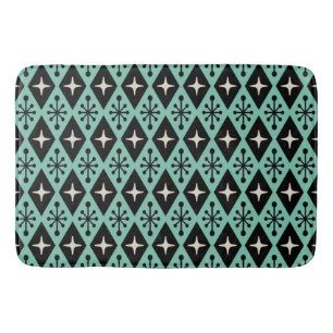 Retro Midden Eeuw Modern Diamanten Sterrenstelsel Badmat