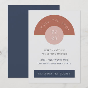 Retro Midden Eeuw Modern Geometrische Kunst Jaren  Kaart