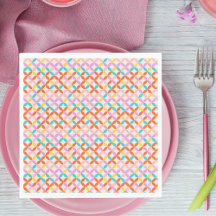 Retro Midden Eeuw Modern Kleurig Abstract Patroon