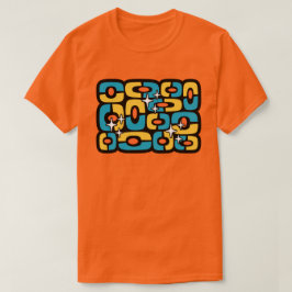 Retro Midden Eeuw Modern Kosmisch Abstract T-shirt