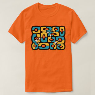 Retro Midden Eeuw Modern Kosmisch Abstract T-shirt