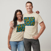 Retro Midden Eeuw Modern Kosmisch Abstract T-shirt (Unisex)