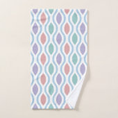 Retro Midden Eeuw Modern Ogee Patroon Bad Handdoek (Handdoek)