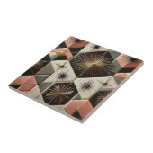 Retro Midden Eeuw Modern Tegeltje (Zijkant)