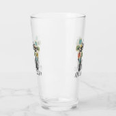 Retro Midden Eeuw Zwart Atomaire Katten MCM Glas (Links)