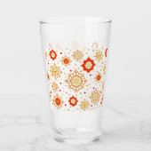 Retro Midden-eeuws modern design Glas (Achterkant)