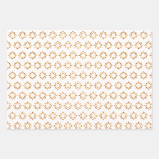 Retro Midden-eeuws modern design Inpakpapier Vel (Voorkant 3)