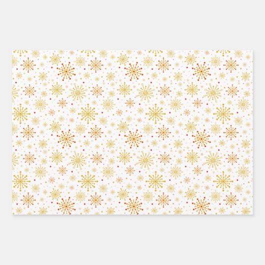 Retro Midden-eeuws modern design Inpakpapier Vel (Voorkant 2)