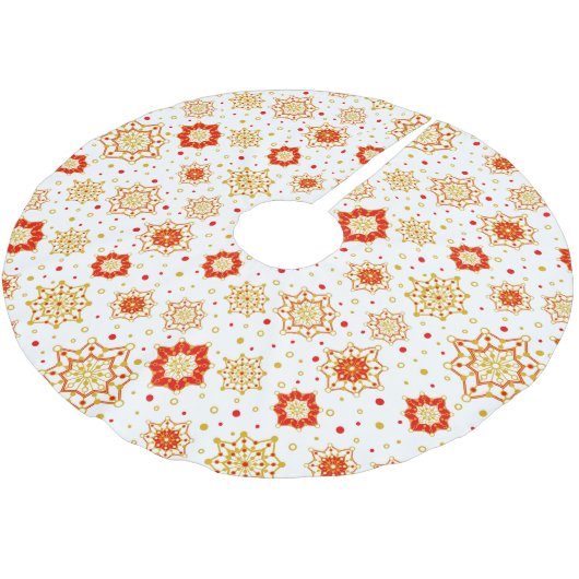 Retro Midden-eeuws modern design Kerstboom Rok (Gekanteld)