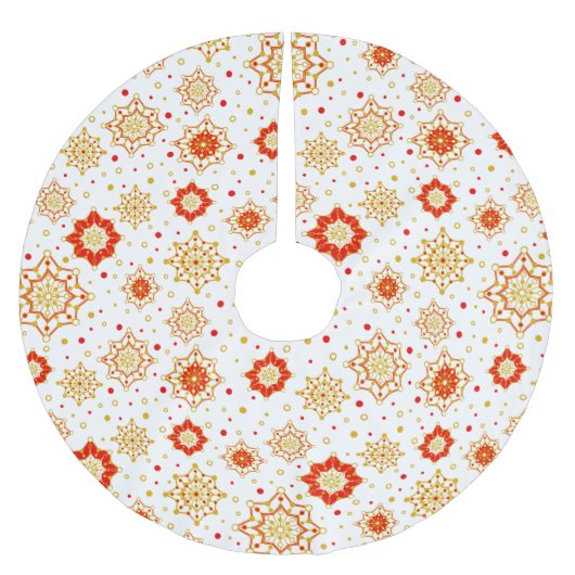 Retro Midden-eeuws modern design Kerstboom Rok (Voorkant)