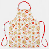 Retro Midden-eeuws modern design Schort (Voorkant)