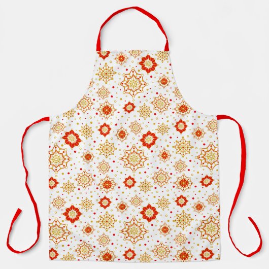 Retro Midden-eeuws modern design Schort (Voorkant)