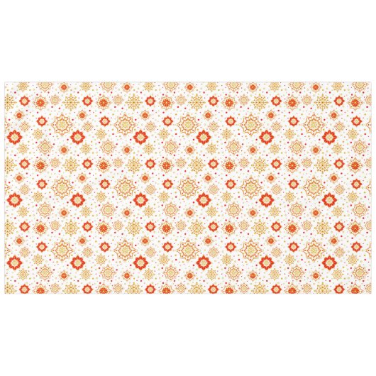 Retro Midden-eeuws modern design Tafelkleed (Voorkant (Horizontaal))