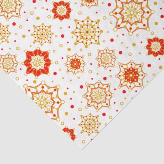 Retro Midden-eeuws modern design Tissuepapier (Detail)