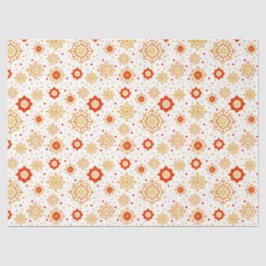 Retro Midden-eeuws modern design Tissuepapier