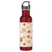 Retro Midden-eeuws modern design Waterfles (Voorkant)