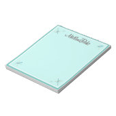 Retro  midden-eeuwse modern Notitieblok (Linkerzijde)