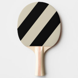Retro Middernacht Drie Vette Strepen Tafeltennisbatje
