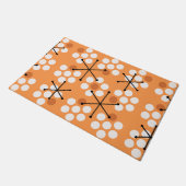 Retro Mideeuw MCM Stippen Sinaasappel Deurmat (Schuin)